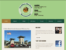 Tablet Screenshot of goldenbasketgreenbay.com